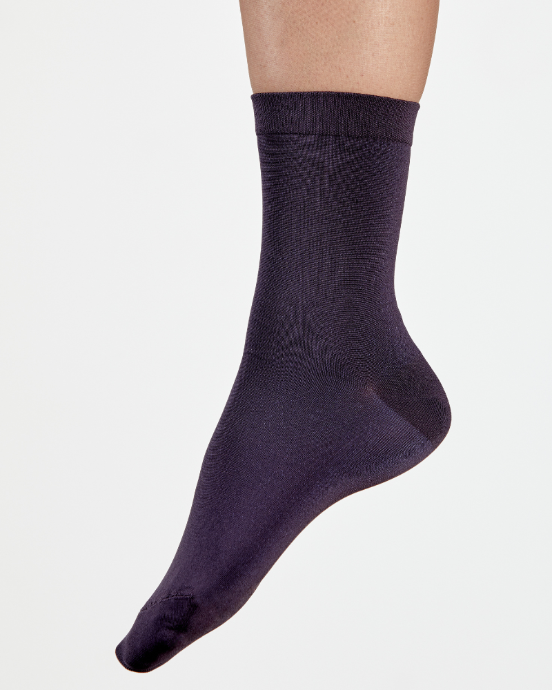 Chaussettes en polyester recyclé Bruyère pourprée