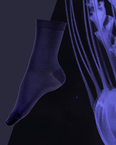 Chaussettes mixtes Marine Abyssal en fils recyclés
