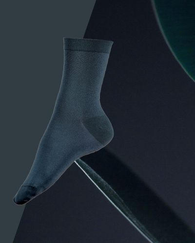 Chaussettes unies Jardin d'Hiver en fils recyclés