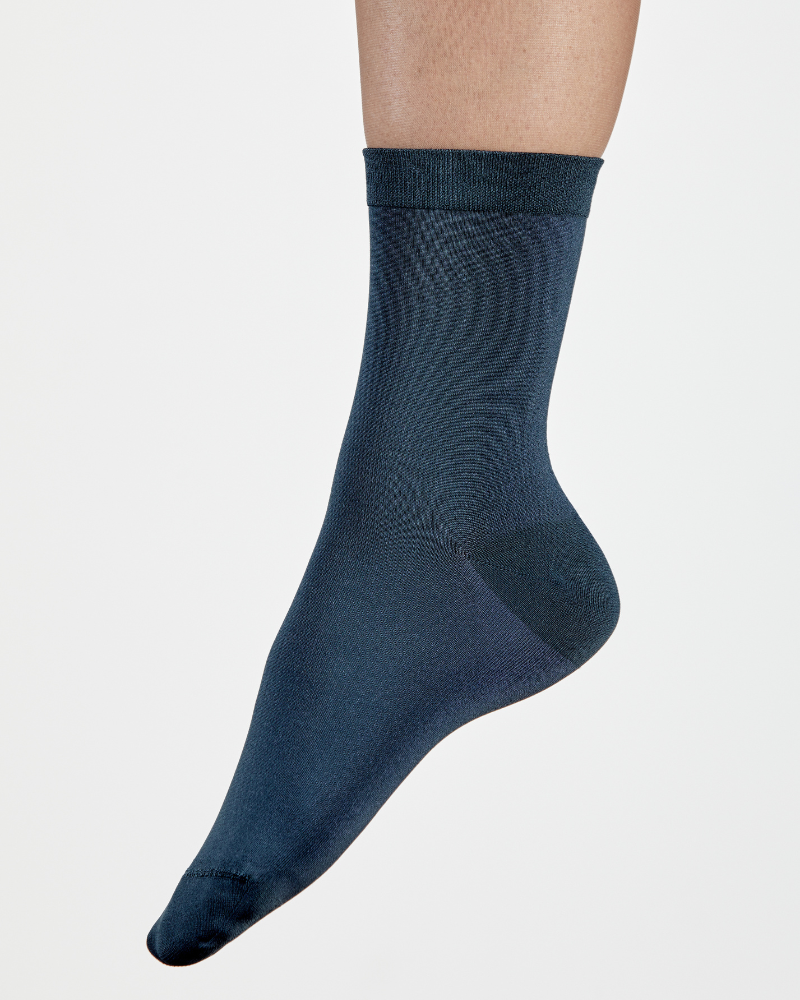 Chaussettes unies Jardin d'Hiver en fils recyclés