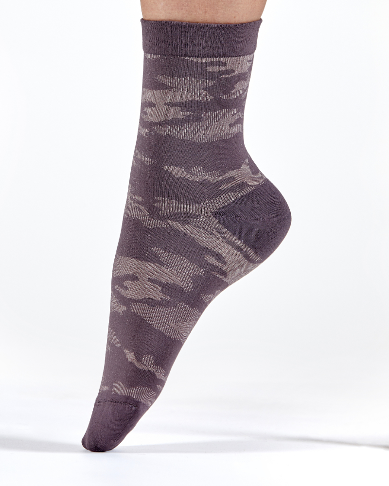 Chaussettes à motif Terraécorce en fils recyclés