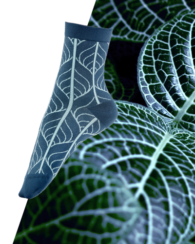 Chaussettes à motif Aerfeuilles en fils 100% recyclés