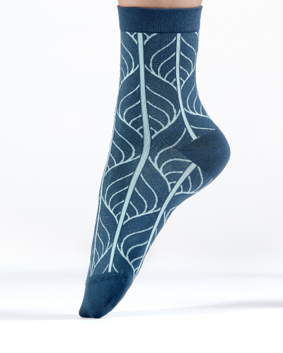 Chaussettes à motif Aerfeuilles en fils 100% recyclés