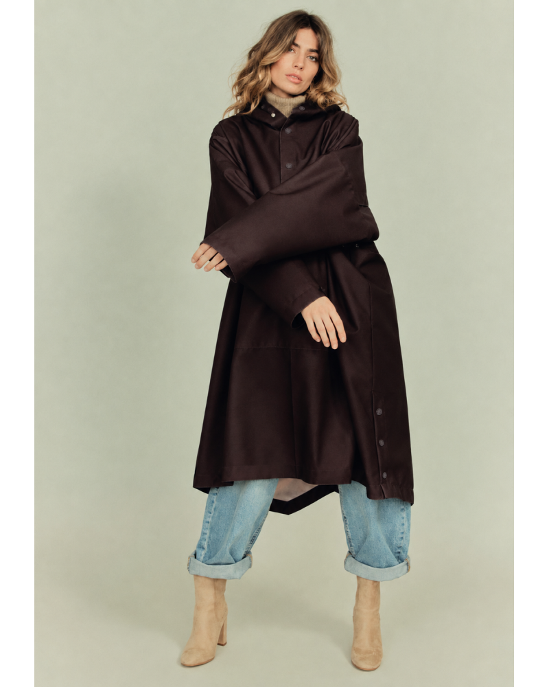 Poncho imperméable coupe-vent Ecorce