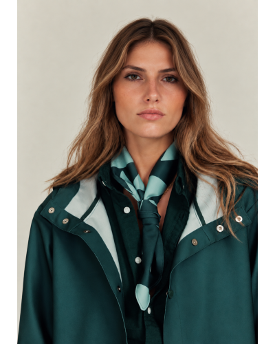 Parka imperméable Forêt Primaire en PET recyclé