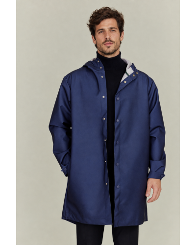 Parka imperméable française éco-conçue Marine Abyssal