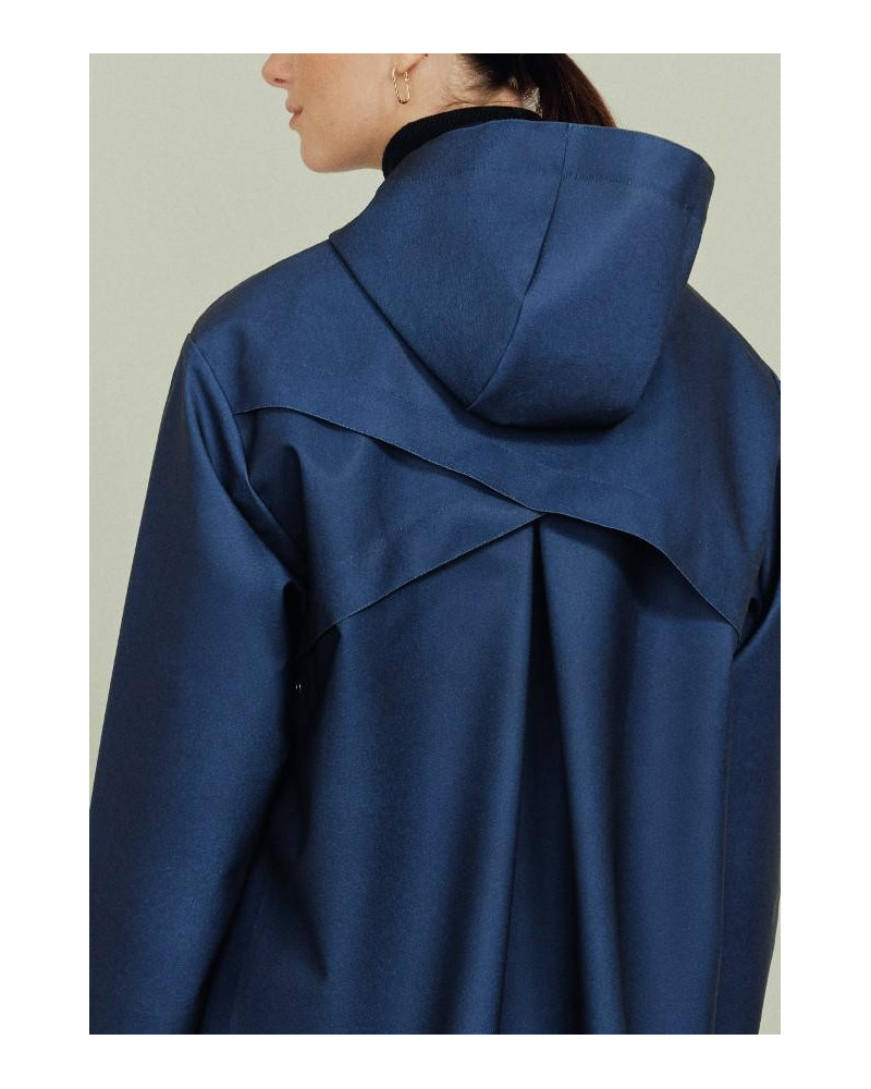 Parka imperméable française éco-conçue Marine Abyssal